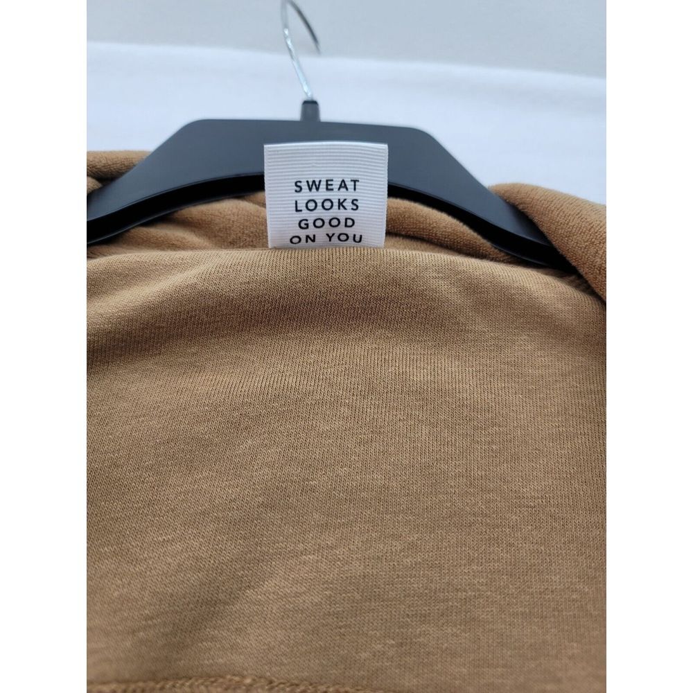 Aerie Offline Jacket‎ Womens XL Fleece Full Zip Soft Brown Thumb Holes - Picture 7 of 9